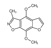 4,8-dimethoxy-3-methyl-furo[2',3':4,5]-benzo[1,2-d]isoxazole CAS:69367-23-3 manufacturer & supplier