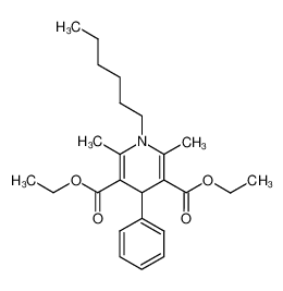 1-hexyl-2,6-dimethyl-4-phenyl-1,4-dihydro-pyridine-3,5-dicarboxylic acid diethyl ester CAS:69368-55-4 manufacturer & supplier