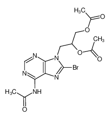 1,2-diacetoxy-3-(6-acetylamino-8-bromo-purin-9-yl)-propane CAS:69369-03-5 manufacturer & supplier