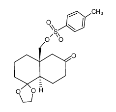 ((4aS,8aR)-6-oxohexahydro-2H-spiro[naphthalene-1,2'-[1,3]dioxolan]-4a(5H)-yl)methyl 4-methylbenzenesulfonate CAS:69369-56-8 manufacturer & supplier