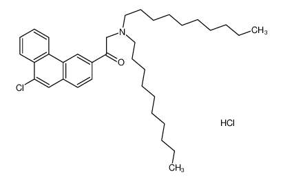 1-(9-chlorophenanthren-3-yl)-2-(didecylamino)ethanone,hydrochloride CAS:6937-13-9 manufacturer & supplier