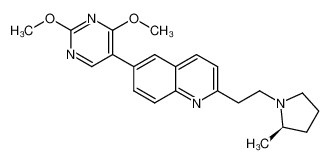 (R)-6-(2,4-dimethoxypyrimidin-5-yl)-2-(2-(2-methylpyrrolidin-1-yl)ethyl)quinoline CAS:693774-04-8 manufacturer & supplier