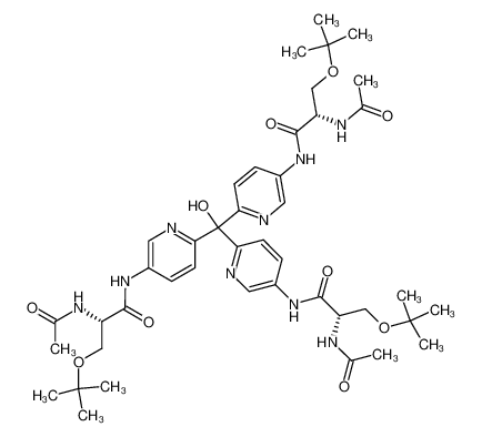 (S)-2-Acetylamino-N-(6-{bis-[5-((S)-2-acetylamino-3-tert-butoxy-propionylamino)-pyridin-2-yl]-hydroxy-methyl}-pyridin-3-yl)-3-tert-butoxy-propionamide CAS:693775-95-0 manufacturer & supplier