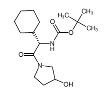 [(1S)-1-cyclohexyl-2-((3RS)-3-hydroxy-pyrrolidin-1-yl)-2-oxo-ethyl]-carbamic acid tert-butyl ester CAS:693783-70-9 manufacturer & supplier