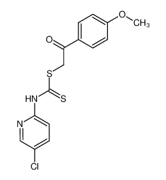 (5-Chloro-pyridin-2-yl)-dithiocarbamic acid 2-(4-methoxy-phenyl)-2-oxo-ethyl ester CAS:69379-16-4 manufacturer & supplier