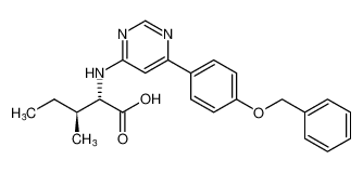 Isoleucine, N-[6-[4-(phenylmethoxy)phenyl]-4-pyrimidinyl]- CAS:693791-08-1 manufacturer & supplier