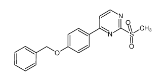 4-[4-(benzyloxy)phenyl]-2-(methylsulfonyl)pyrimidine CAS:693793-35-0 manufacturer & supplier