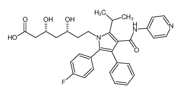 (3R,5R)-7-[2-(4-Fluorophenyl)-5-isopropyl-3-phenyl-4-[(pyridin-4-yl-amino) carbonyl]-pyrrol-1-yl]-3,5-dihydroxy-1-heptanoic acid CAS:693794-11-5 manufacturer & supplier