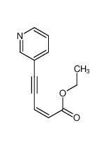 2-Penten-4-ynoic acid, 5-(3-pyridinyl)-, ethyl ester, (2Z)- CAS:693794-42-2 manufacturer & supplier