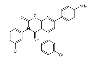 7-(4-Amino-phenyl)-3,5-bis-(3-chloro-phenyl)-4-imino-3,4-dihydro-1H-pyrido[2,3-d]pyrimidin-2-one CAS:693810-00-3 manufacturer & supplier