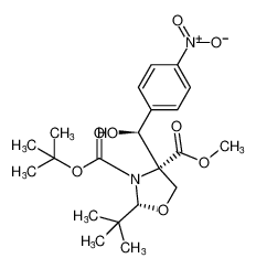 3-(tert-butyl) 4-methyl (2R,4R)-2-(tert-butyl)-4-((S)-hydroxy(4-nitrophenyl)methyl)oxazolidine-3,4-dicarboxylate CAS:693816-58-9 manufacturer & supplier