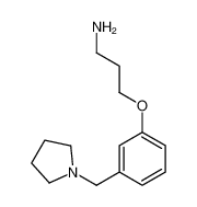 3-[3-(pyrrolidin-1-ylmethyl)phenoxy]propan-1-amine CAS:69384-12-9 manufacturer & supplier