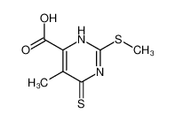 5-methyl-2-methylsulfanyl-4-sulfanylidene-1H-pyrimidine-6-carboxylic acid CAS:6939-29-3 manufacturer & supplier