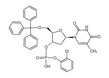 5'-O-tritylthymidine-3'-O-(2-chlorophenyl) phosphate CAS:69395-18-2 manufacturer & supplier