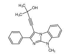 2-methyl-4-(9-methyl-2-phenyl-9H-benzo[d]imidazo[1,2-a]imidazol-3-yl)-but-3-yn-2-ol CAS:69398-08-9 manufacturer & supplier