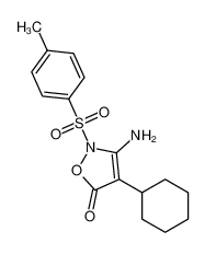 3-amino-4-cyclohexyl-2-(4-methylphenyl)sulfonyl-1,2-oxazol-5-one CAS:6940-72-3 manufacturer & supplier