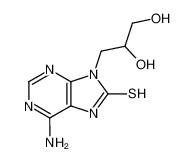 6-amino-9-(2,3-dihydroxy-propyl)-7,9-dihydro-purine-8-thione CAS:69400-33-5 manufacturer & supplier