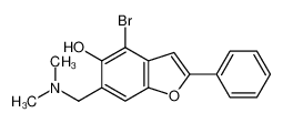 4-bromo-6-[(dimethylamino)methyl]-2-phenyl-1-benzofuran-5-ol CAS:69405-69-2 manufacturer & supplier