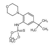 (5-tert-butyl-2-morpholin-4-yl-phenyl)-thiophosphoramidic acid O,O'-dimethyl ester CAS:69407-04-1 manufacturer & supplier