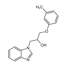 1-benzoimidazol-1-yl-3-m-tolyloxy-propan-2-ol CAS:69407-77-8 manufacturer & supplier