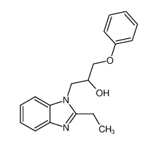 1-(2-ethyl-benzoimidazol-1-yl)-3-phenoxy-propan-2-ol CAS:69407-84-7 manufacturer & supplier