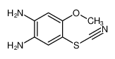 Thiocyanic acid, 4,5-diamino-2-methoxyphenyl ester CAS:69409-33-2 manufacturer & supplier