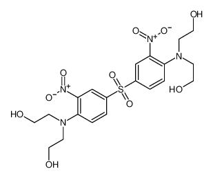 2-[4-[4-[bis(2-hydroxyethyl)amino]-3-nitrophenyl]sulfonyl-N-(2-hydroxyethyl)-2-nitroanilino]ethanol CAS:6941-57-7 manufacturer & supplier