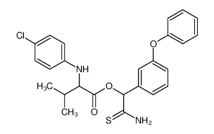 2-(4-Chloro-phenylamino)-3-methyl-butyric acid (3-phenoxy-phenyl)-thiocarbamoyl-methyl ester CAS:69410-76-0 manufacturer & supplier