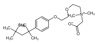 carboxymethyl-dimethyl-[2-[2-[4-(2,4,4-trimethylpentan-2-yl)phenoxy]ethoxy]ethyl]azanium CAS:6942-06-9 manufacturer & supplier