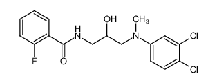 N-{3-[(3,4-Dichloro-phenyl)-methyl-amino]-2-hydroxy-propyl}-2-fluoro-benzamide CAS:69422-22-6 manufacturer & supplier