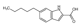 6-pentyl-1H-indole-2-carboxylic acid CAS:6943-06-2 manufacturer & supplier