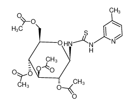 Acetic acid (2R,3R,4S,5R,6R)-3,5-diacetoxy-2-acetoxymethyl-6-[3-(4-methyl-pyridin-2-yl)-thioureido]-tetrahydro-pyran-4-yl ester CAS:69435-14-9 manufacturer & supplier