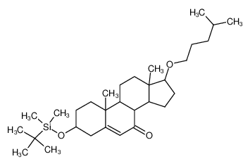 3-(tert-Butyl-dimethyl-silanyloxy)-10,13-dimethyl-17-(4-methyl-pentyloxy)-1,2,3,4,8,9,10,11,12,13,14,15,16,17-tetradecahydro-cyclopenta[a]phenanthren-7-one CAS:69436-37-9 manufacturer & supplier