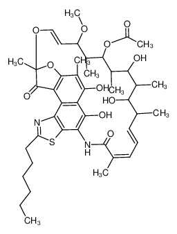 2'-n-hexylthiazole (5,4-c)-4-deoxy rifamycin SV CAS:69439-05-0 manufacturer & supplier