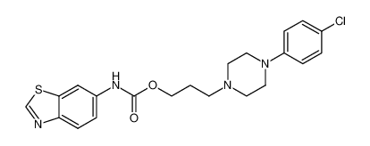 4-(4-chlorophenyl)-1-[3-(6-benzothiazolylcarbamoyloxy)propyl]piperazine CAS:694430-85-8 manufacturer & supplier