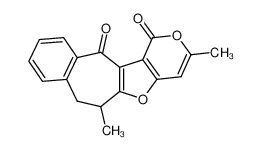 3.6-Dimethyl-6.7-dihydro-1H-benzo(5.6')cyclohepta(1'.2'-4.5)furo-(3.2-c)pyran-1.12-dion CAS:69444-11-7 manufacturer & supplier