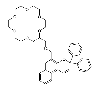 5-(((1,4,7,10,13,16-hexaoxacyclooctadecan-2-yl)methoxy)methyl)-3,3-diphenyl-3H-benzo[f]chromene CAS:694453-37-7 manufacturer & supplier