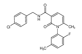 N-(4-chlorobenzyl)-1-(2-fluoro-5-methylphenyl)-6-methyl-2-oxo-1,2-dihydropyridine-3-carboxamide CAS:694475-29-1 manufacturer & supplier