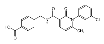 4-[({[1-(3-chlorophenyl)-6-methyl-2-oxo-1,2-dihydropyridin-3-yl]carbonyl}amino)methyl]benzoic acid CAS:694475-95-1 manufacturer & supplier