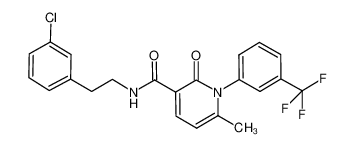 N-[2-(3-chlorophenyl)ethyl]-6-methyl-2-oxo-1-[3-(trifluoromethyl)phenyl]-1,2-dihydropyridine-3-carboxamide CAS:694477-75-3 manufacturer & supplier