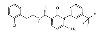 N-[2-(2-chlorophenyl)ethyl]-6-methyl-2-oxo-1-[3-(trifluoromethyl)phenyl]-1,2-dihydropyridine-3-carboxamide CAS:694477-81-1 manufacturer & supplier