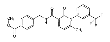 methyl 4-{[({6-methyl-2-oxo-1-[3-(triflurormethyl)phenyl]-1,2-dihydropyridin-3-yl}carbonyl)amino]methyl}benzoate CAS:694478-37-0 manufacturer & supplier