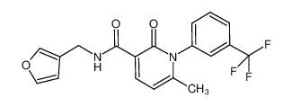 N-(3-furylmethyl)-6-methyl-2-oxo-1-[3-(trifluoromethyl)phenyl]-1,2-dihydropyridine-3-carboxamide CAS:694478-46-1 manufacturer & supplier