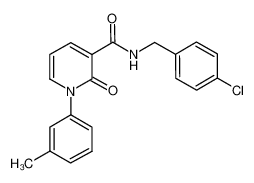 N-(4-chlorobenzyl)-1-(3-methylphenyl)-2-oxo-1,2-dihydropyridine-3-carboxamide CAS:694479-04-4 manufacturer & supplier