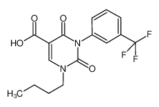 1-butyl-3-(3-(trifluoromethyl)phenyl)-2,4-dioxo-1,2,3,4-tetrahydropyrimidine-5-carboxylic acid CAS:694479-80-6 manufacturer & supplier