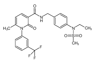 N-{4-[ethyl(methylsulfonyl)amino]benzyl}-6-methyl-2-oxo-1-[3-(trifluoromethyl)phenyl]-1,2-dihydropyridine-3-carboxamide CAS:694481-69-1 manufacturer & supplier