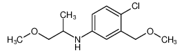 4-chloro-3-(methoxymethyl)-N-(1-methoxypropan-2-yl)aniline CAS:69450-93-7 manufacturer & supplier