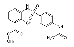 methyl 3-((4-acetamidophenyl)sulfonamido)-2-methylbenzoate CAS:694506-59-7 manufacturer & supplier