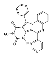 7,9-dimethyl-11-phenyl-6-(pyridin-4-yl)pyrimido[4',5':3,4]pyrrolo[1,2-a]quinoxaline-8,10(7H,9H)-dione CAS:694518-27-9 manufacturer & supplier