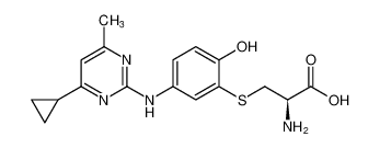 S-(5-((4-cyclopropyl-6-methylpyrimidin-2-yl)amino)-2-hydroxyphenyl)-L-cysteine CAS:694520-27-9 manufacturer & supplier